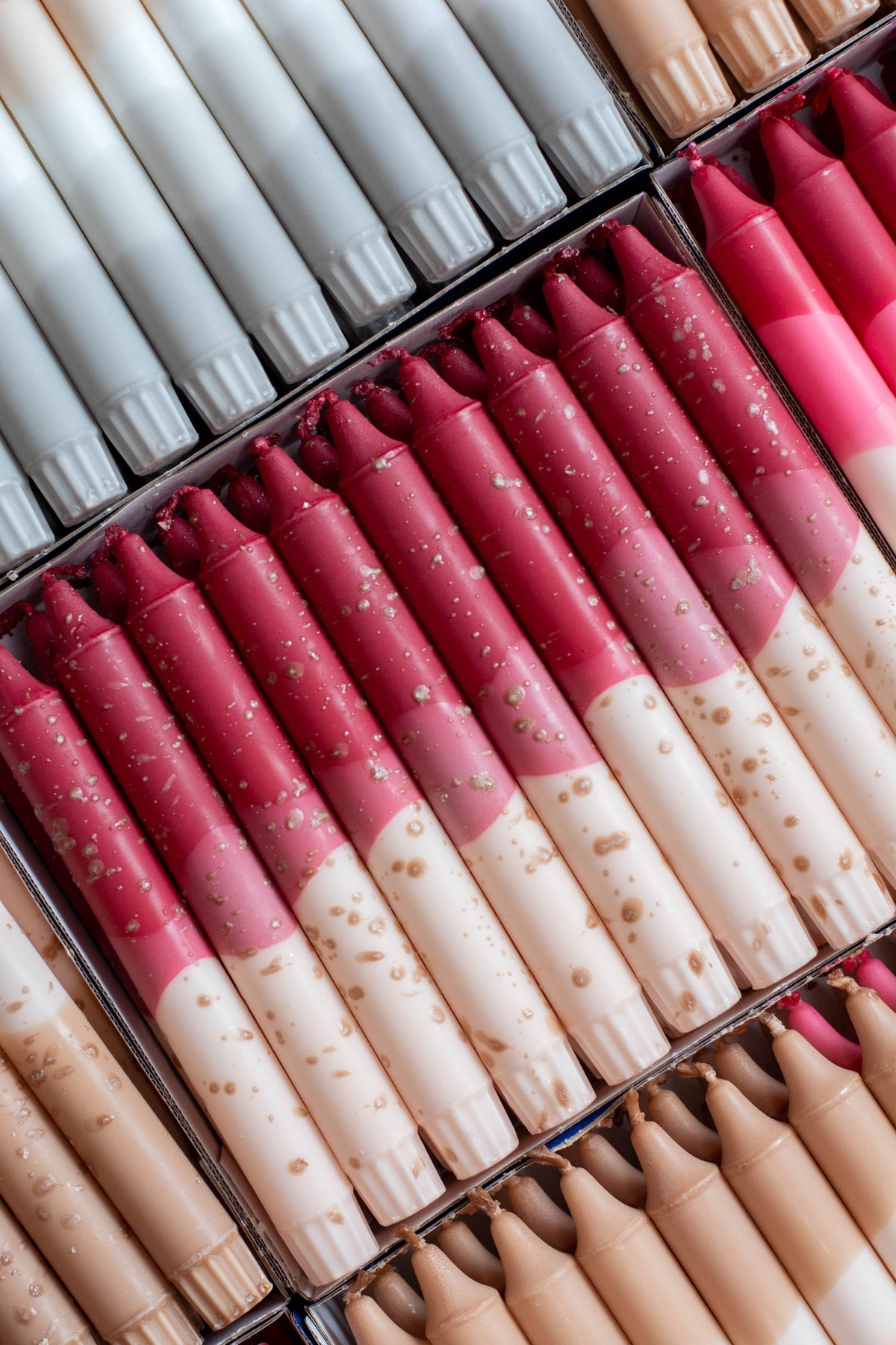 Individual Taper Candles - Autumn Colours