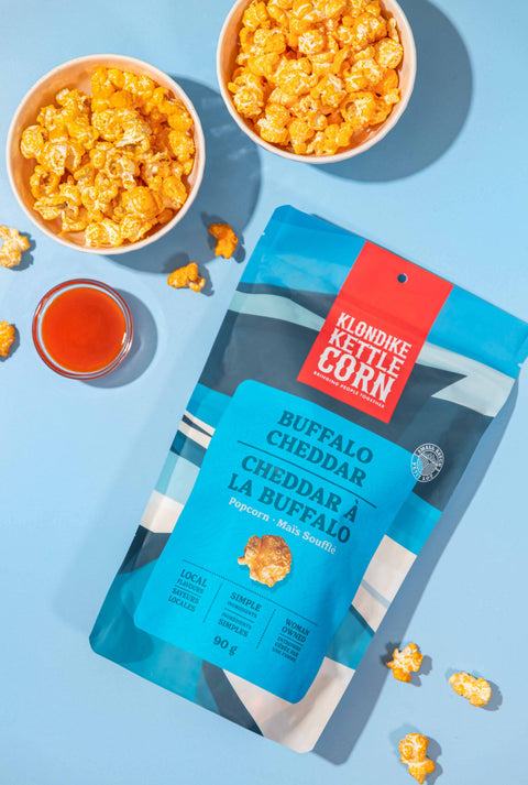 Buffalo Cheddar Popcorn