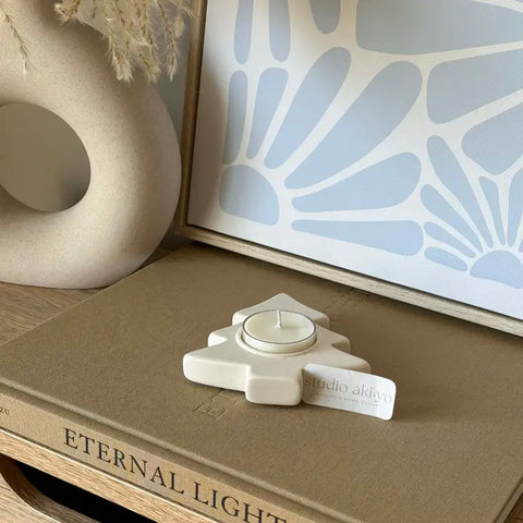 Holiday Tree Tealight Candle Holder | Christmas Decor