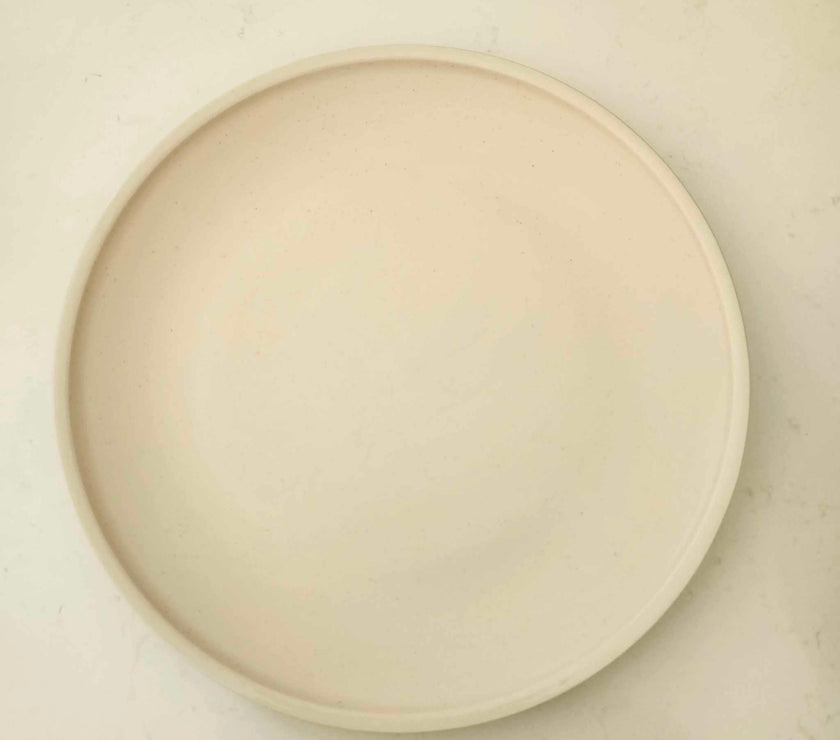 Vaisselles en céramique (blanc crème)