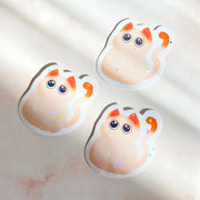  Purfect White Cat Sticker Cheeky Peach Designs Sticker art-noise.myshopify.com purfect-white-cat-sticker