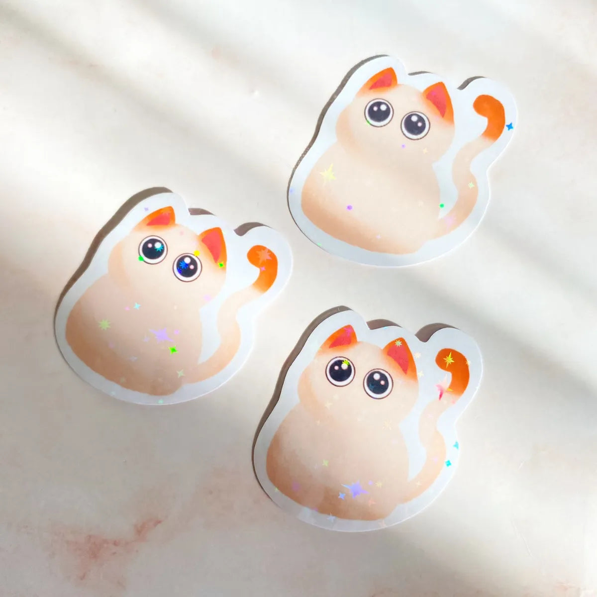  Purfect White Cat Sticker Cheeky Peach Designs Sticker art-noise.myshopify.com purfect-white-cat-sticker