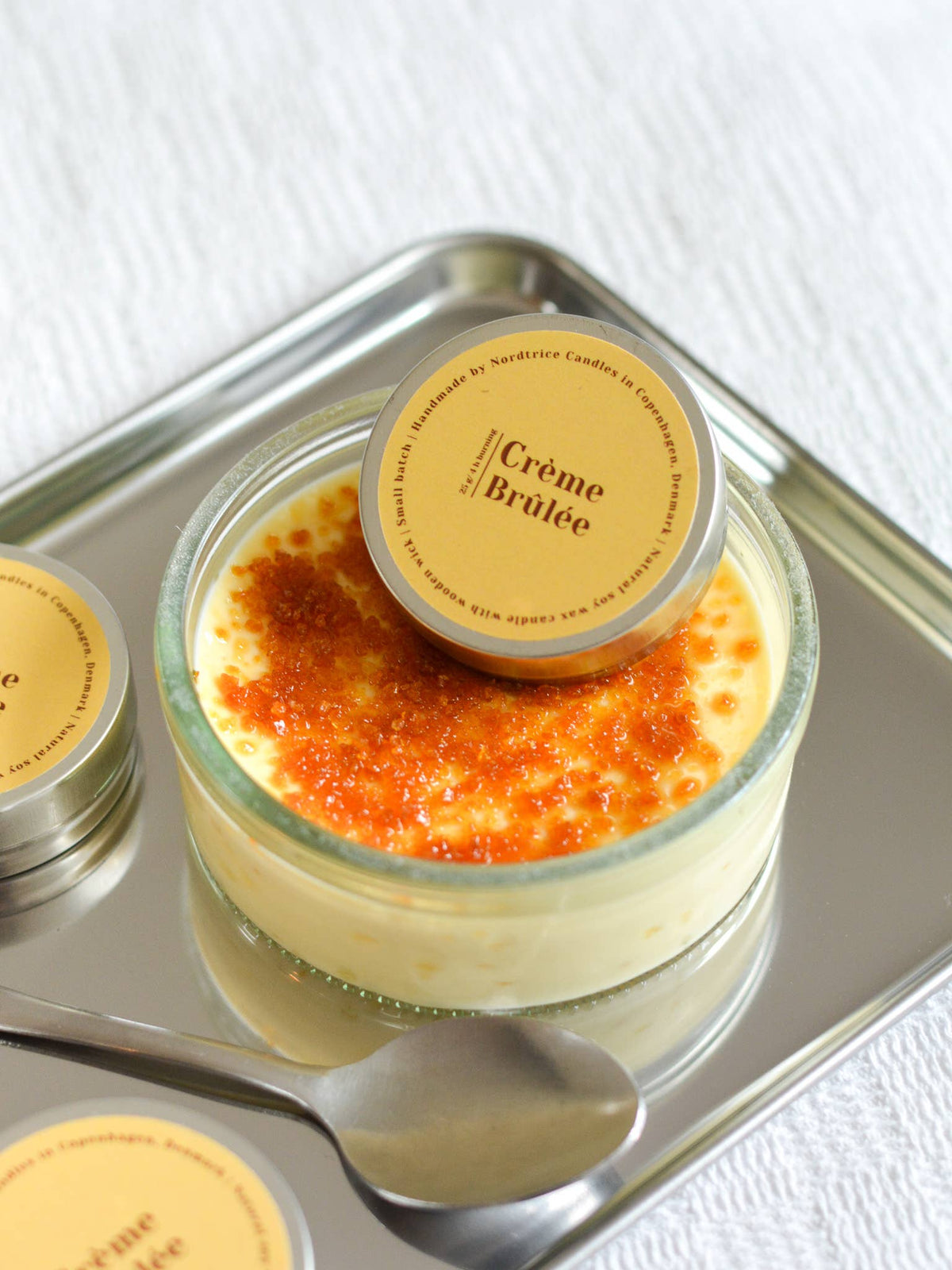 Mini Scented Soy Candle -  Crème Brûlée