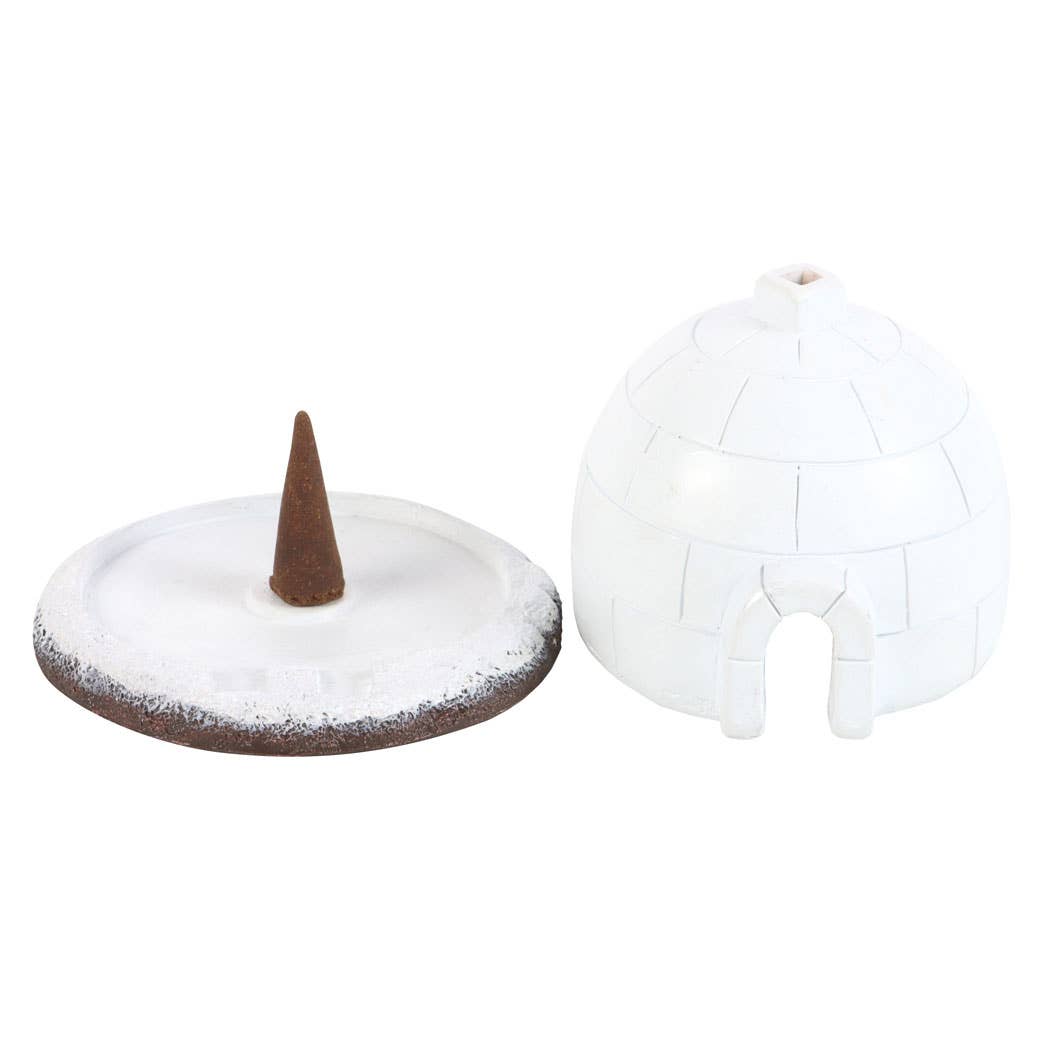 Winter Igloo Incense Cone Burner Eloise and Oliver product_type art-noise.myshopify.com winter-igloo-incense-cone-burner