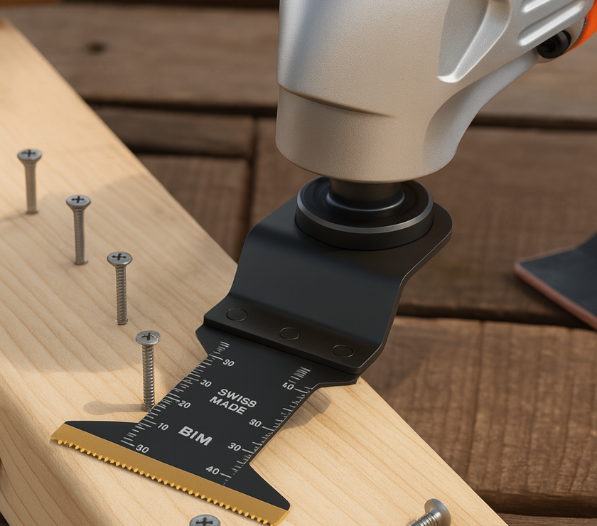 Titanium Curved Oscillating Blade – 55mm Precision Cut | Wood & Metal | Universal Fit