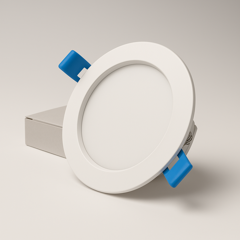 4" Ultra-Thin LED Pot Light – 5CCT Selectable | Junction Box + IC Rated