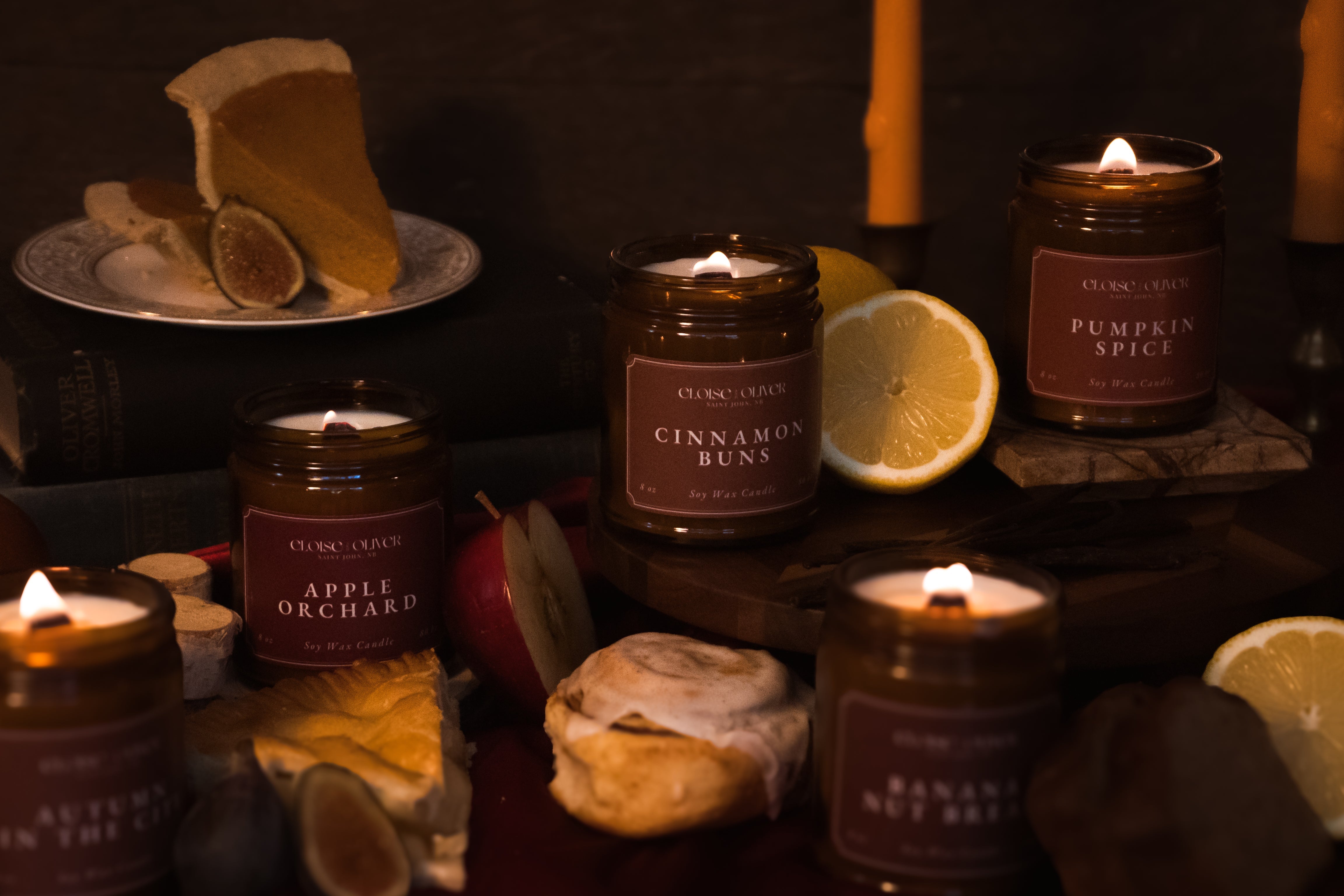 8oz Autumn Scented Candles Eloise and Oliver Scented Candle art-noise.myshopify.com 8oz-autumn-scented-candles