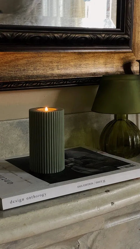 Pinstripe Pillar Eloise and Oliver Decorative Candle art-noise.myshopify.com pinstripe-pillar Pinstripe Pillar Eloise and Oliver Decorative Candle art-noise.myshopify.com pinstripe-pillar