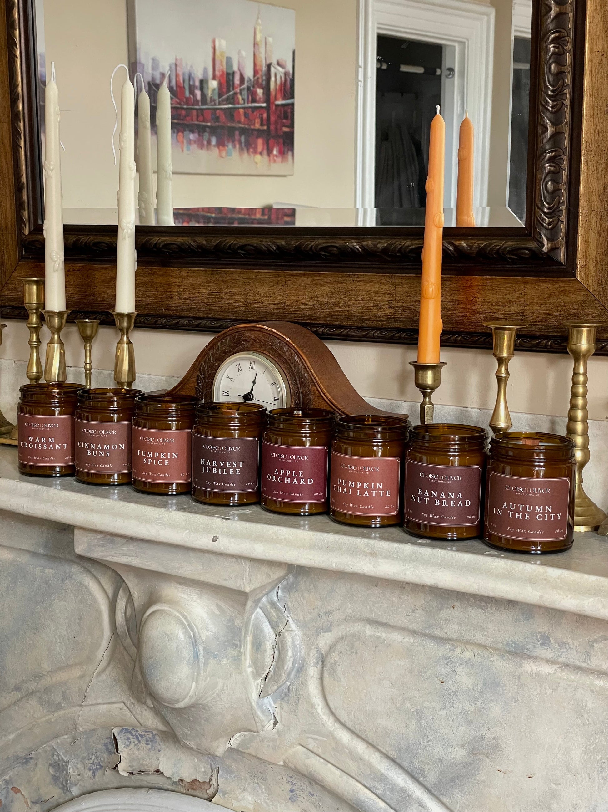 8oz Autumn Scented Candles Eloise and Oliver Scented Candle art-noise.myshopify.com 8oz-autumn-scented-candles