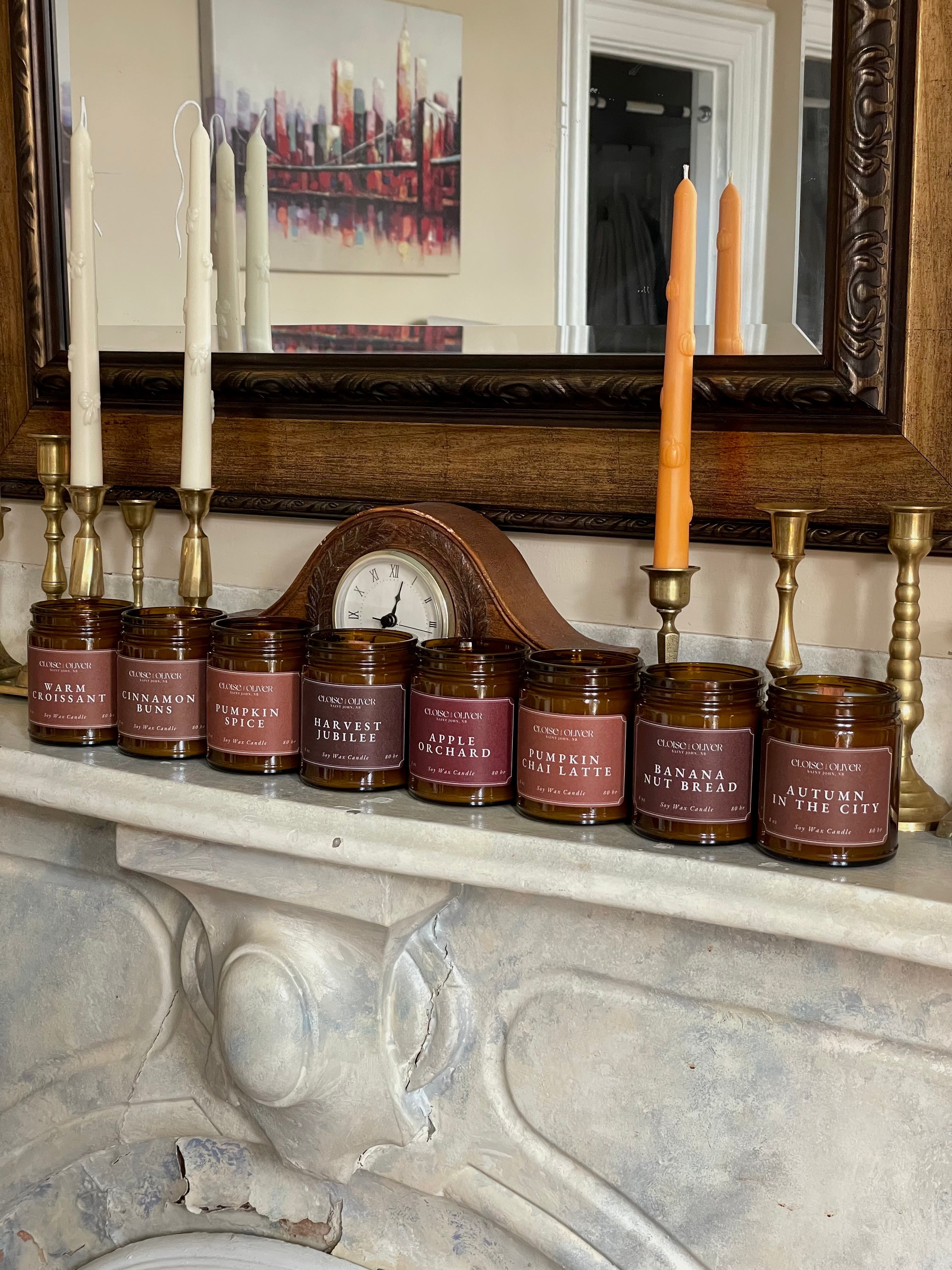 8oz Autumn Scented Candles Eloise and Oliver Scented Candle art-noise.myshopify.com 8oz-autumn-scented-candles