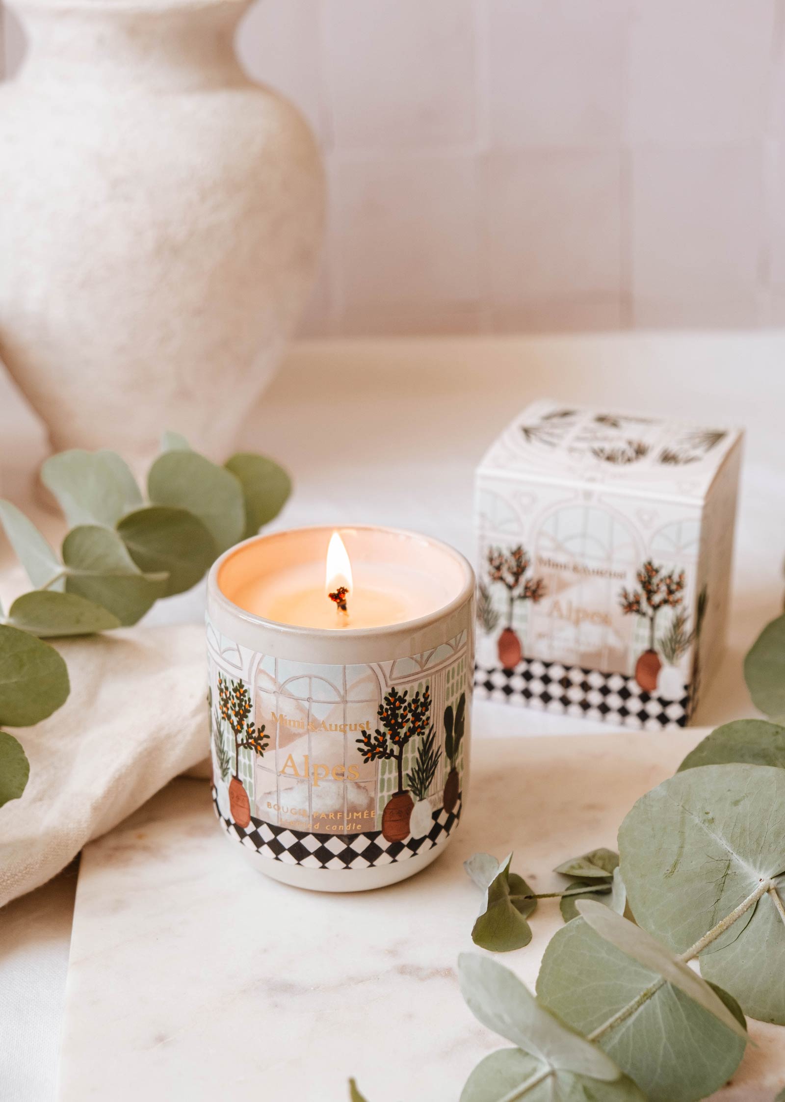Alpes - Reusable Candle Mimi & August Candles art-noise.myshopify.com alpes-reusable-candle
