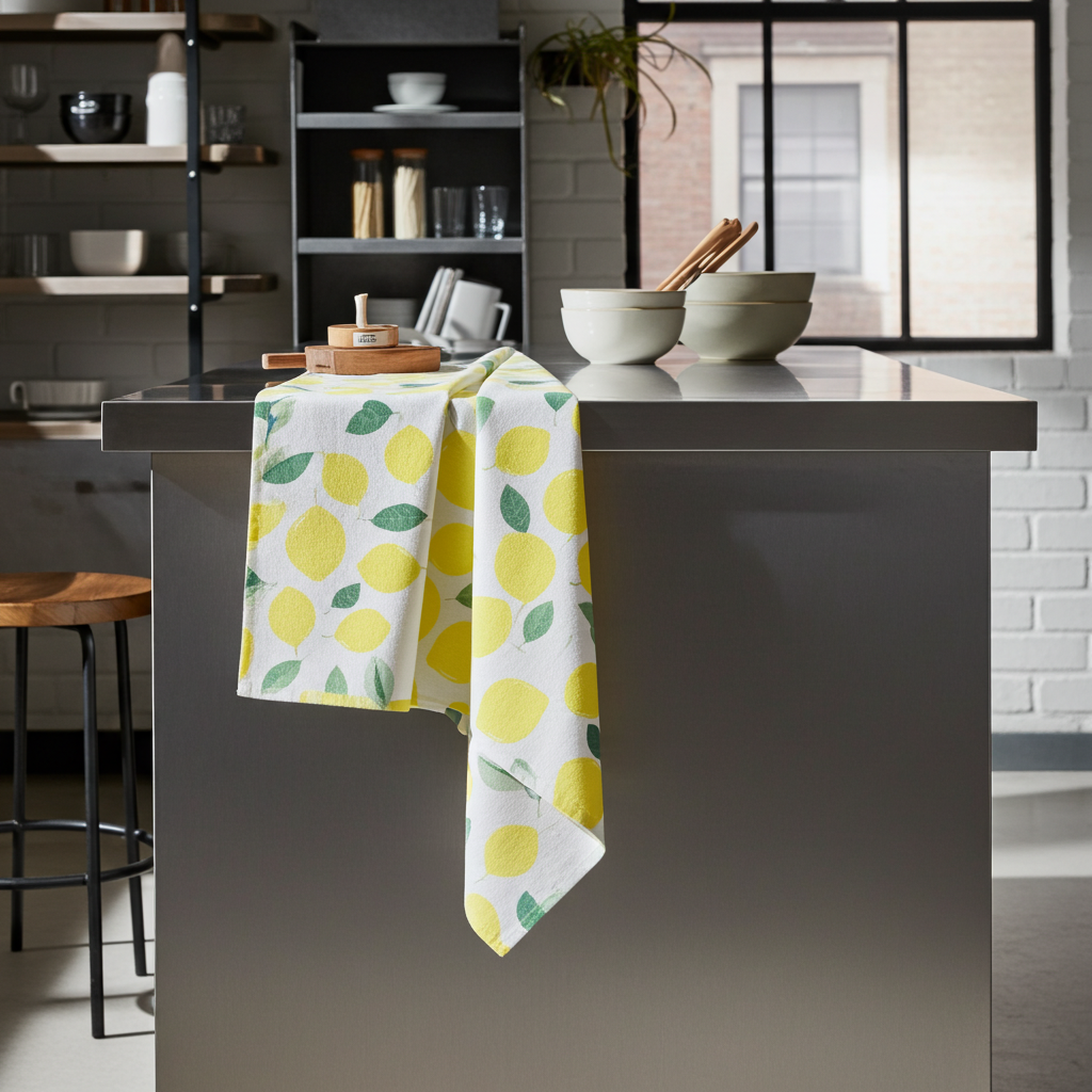 Amalfi Lemon: Tea Towels Set/3