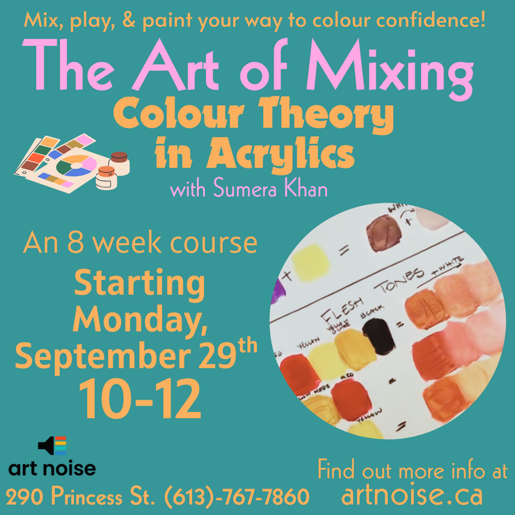 The Art of Mixing: Colour Theory in Acrylics with Sumera Khan