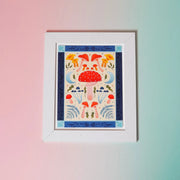  Mushroom Art Print (7"x9") Cheeky Peach Designs Art Print art-noise.myshopify.com mushroom-art-print-7x9