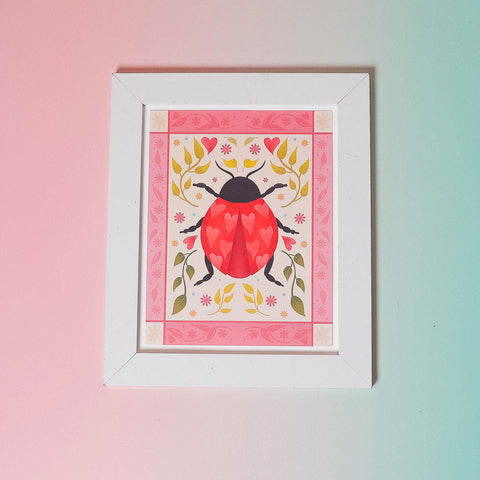 Ladybug Art Print (7"x9")