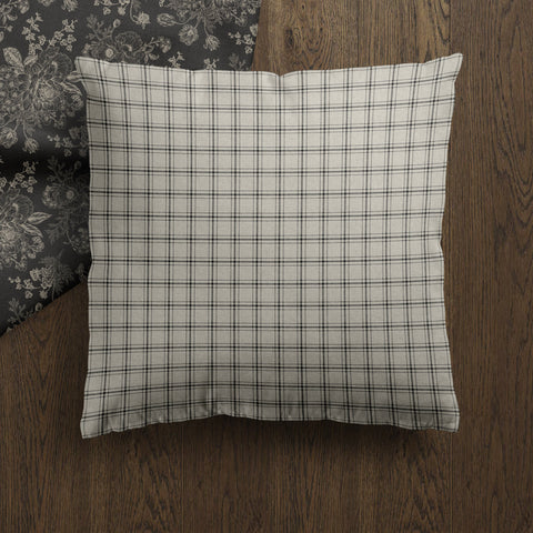 Ronan | Neutral Checkered Pillow Cover Hyggely Cushions art-noise.myshopify.com ronan-neutral-checkered-pillow-cover