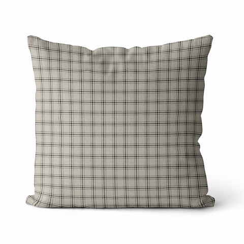 Ronan | Neutral Checkered Pillow Cover Hyggely Cushions art-noise.myshopify.com ronan-neutral-checkered-pillow-cover