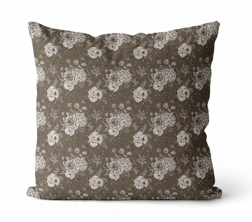 Elysia | Vintage Floral Pillow Cover