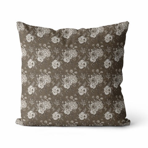 Elysia | Vintage Floral Pillow Cover
