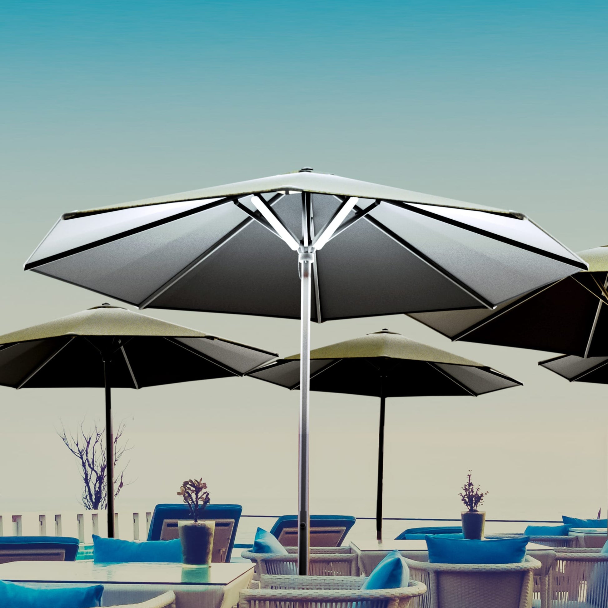 Banana<br> Portable LED Lightbulb for Umbrella Nüline Distribution Night Lights & Ambient Lighting art-noise.myshopify.com banana-br-portable-led-lightbulb-for-umbrella