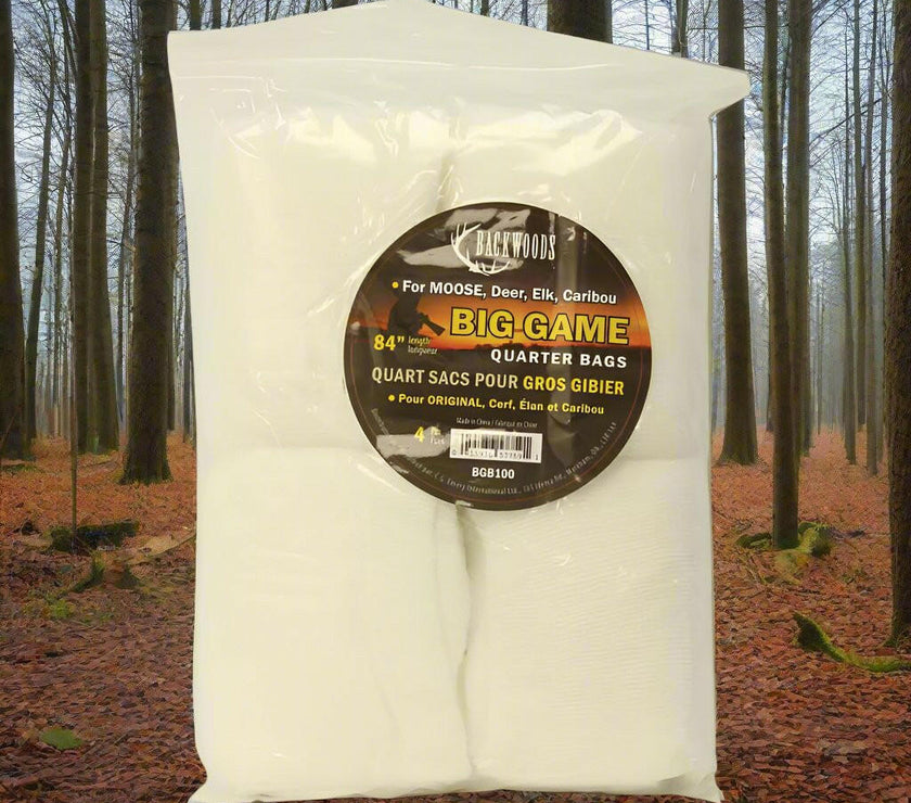 🍁Backwoods Big game Quarter Bags 4/pk 84"length