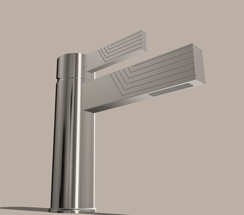 Monolith Brass Bathroom Faucet – Matte Black, Chrome & Brushed Nickel