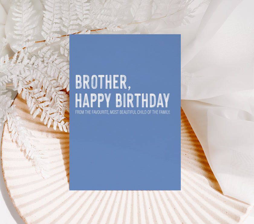 Brother, happy birthday