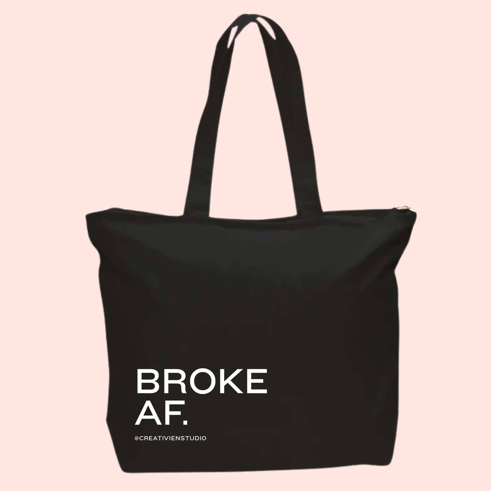 Broke AF Tote Bag Creativien product_type art-noise.myshopify.com broke-af-tote-bag Broke AF Tote Bag Creativien  art-noise.myshopify.com broke-af-tote-bag