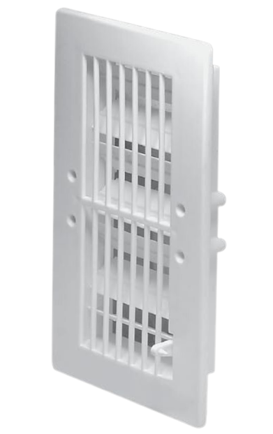 Byson Ceiling Registers, Plastic with Screen - White 4" x 10"