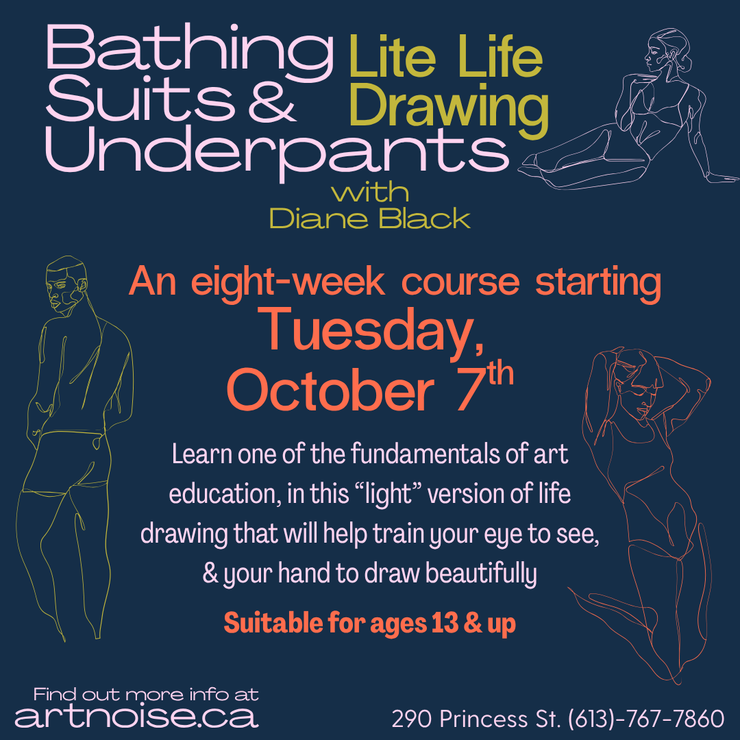 Bathing Suits & Underpants Lite Life Drawing with Diane Black (13+)