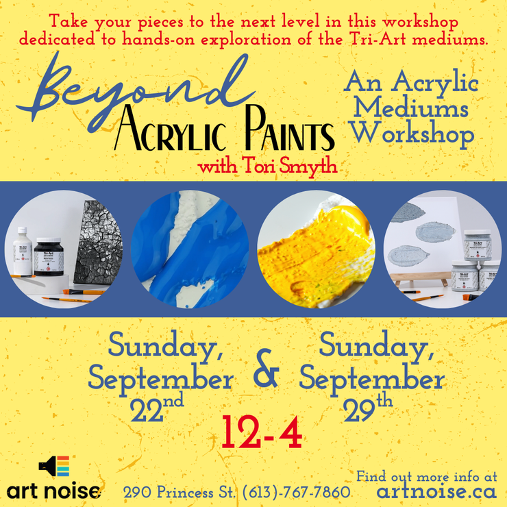 Beyond Acrylic Paint: Acrylic Mediums Workshop with Tori Smyth