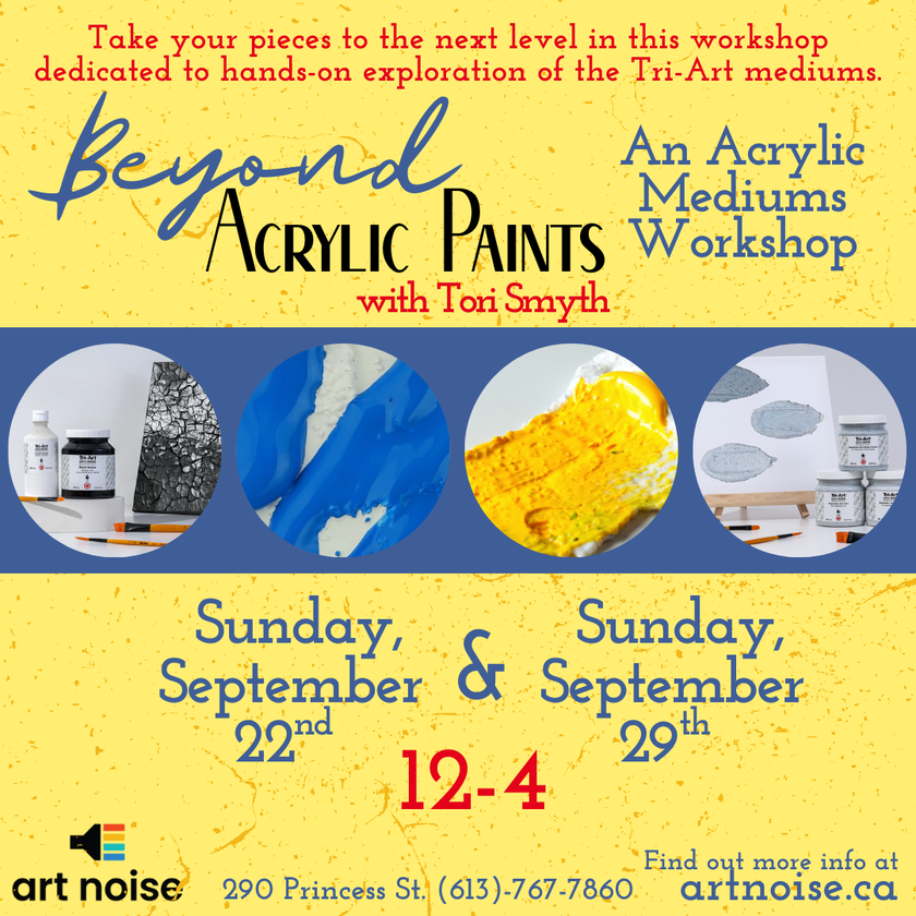 Beyond Acrylic Paint: Acrylic Mediums Workshop with Tori Smyth