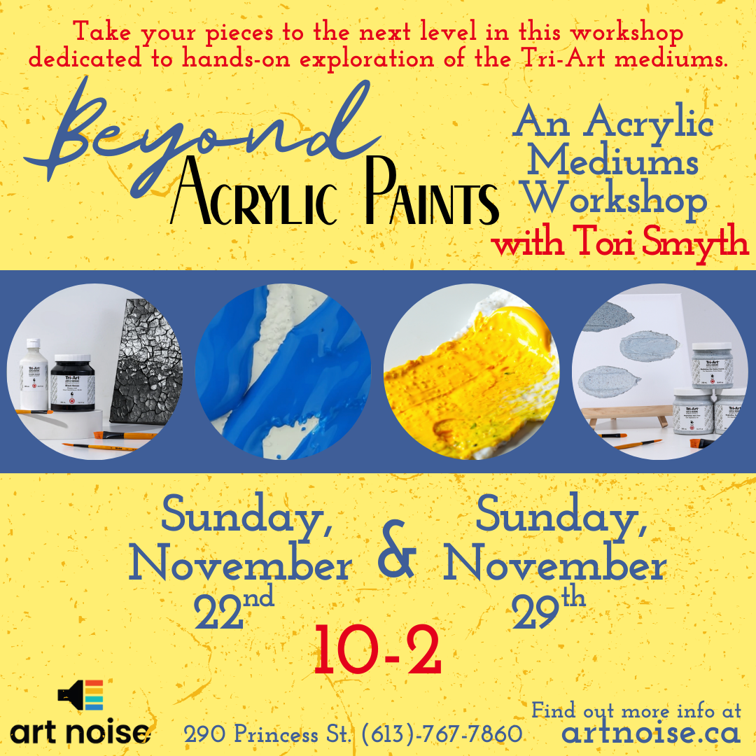 Beyond Acrylic Paint: Acrylic Mediums Workshop with Tori Smyth