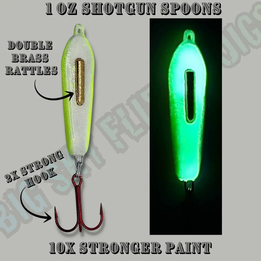 🍁Big Sky Burbot Rattle Spoons 1oz