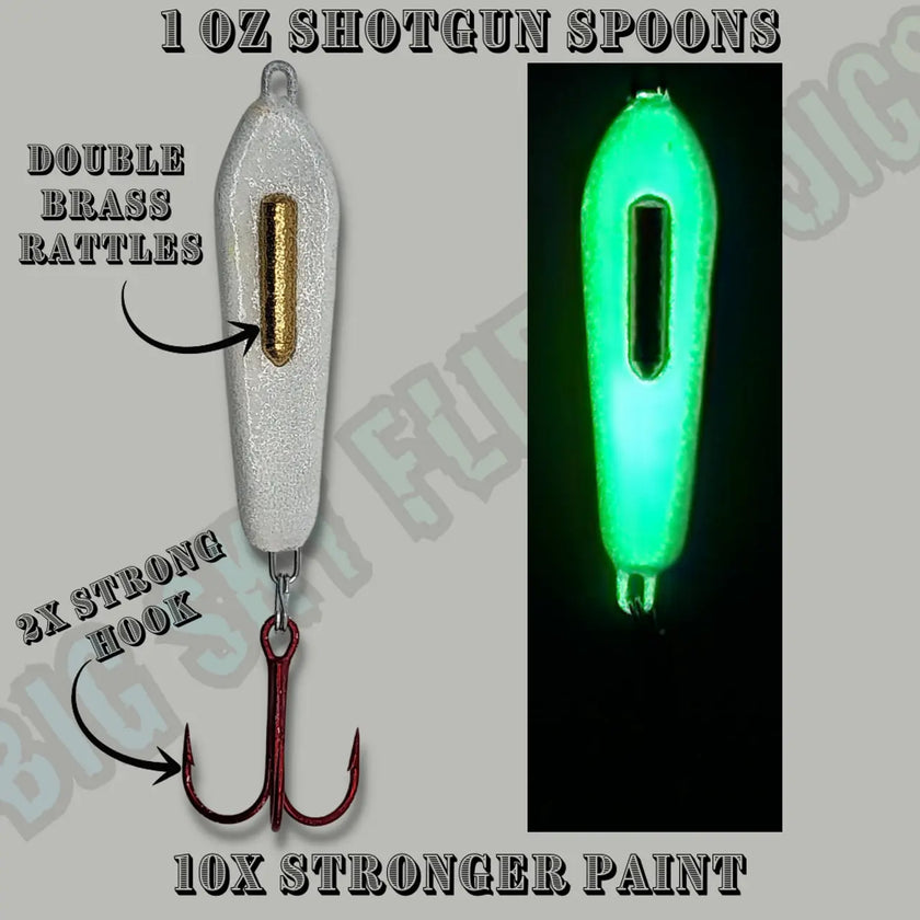 🍁Big Sky Burbot Rattle Spoons 1oz