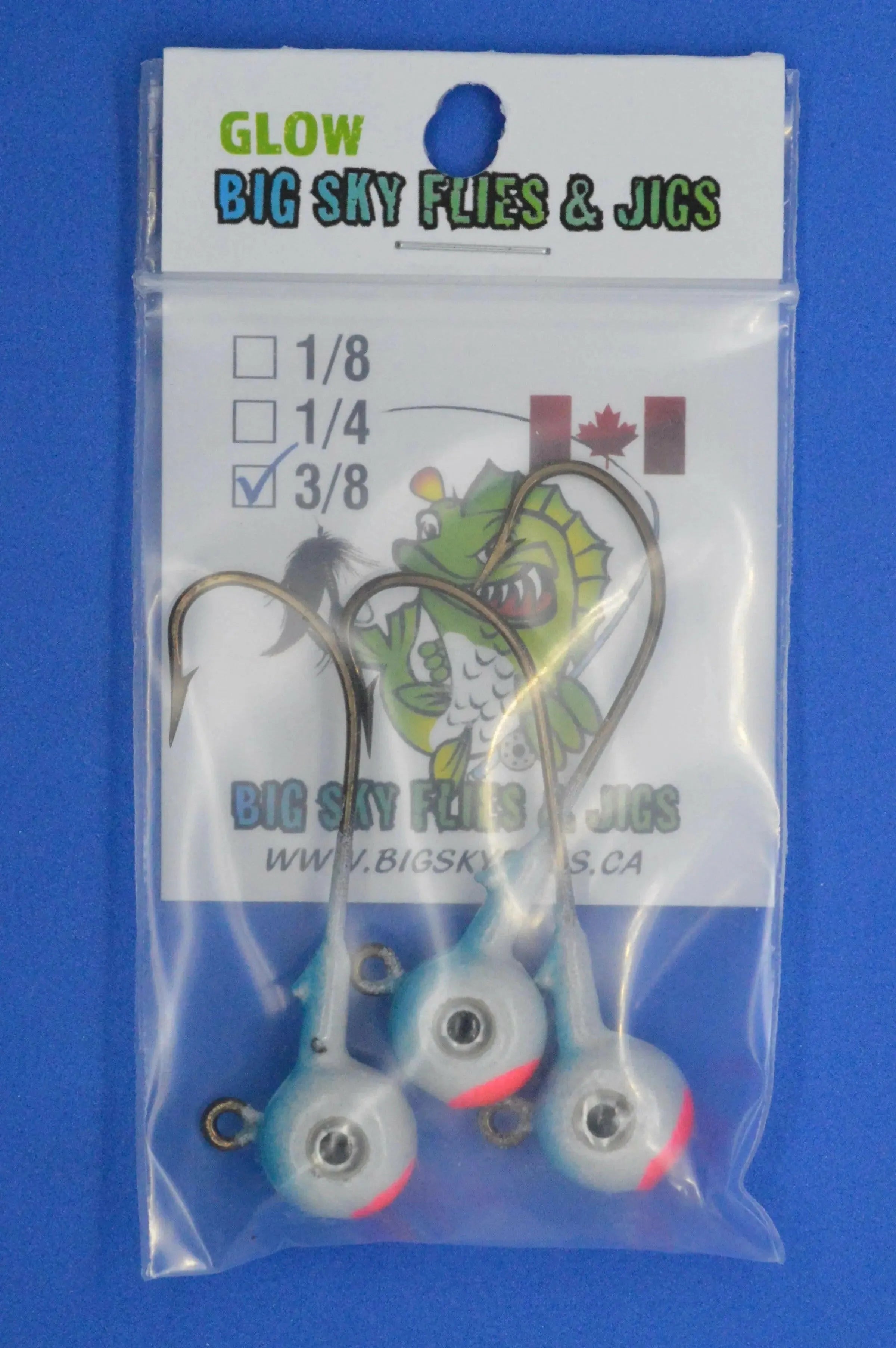  🍁Big Sky Titan 3/8oz Heavy Duty Jig Heads Glow 3/pack Stony Tackle Shack Fishing Hooks art-noise.myshopify.com big-sky-titan-3-8oz-heavy-duty-jig-heads-glow-3-pack-1
