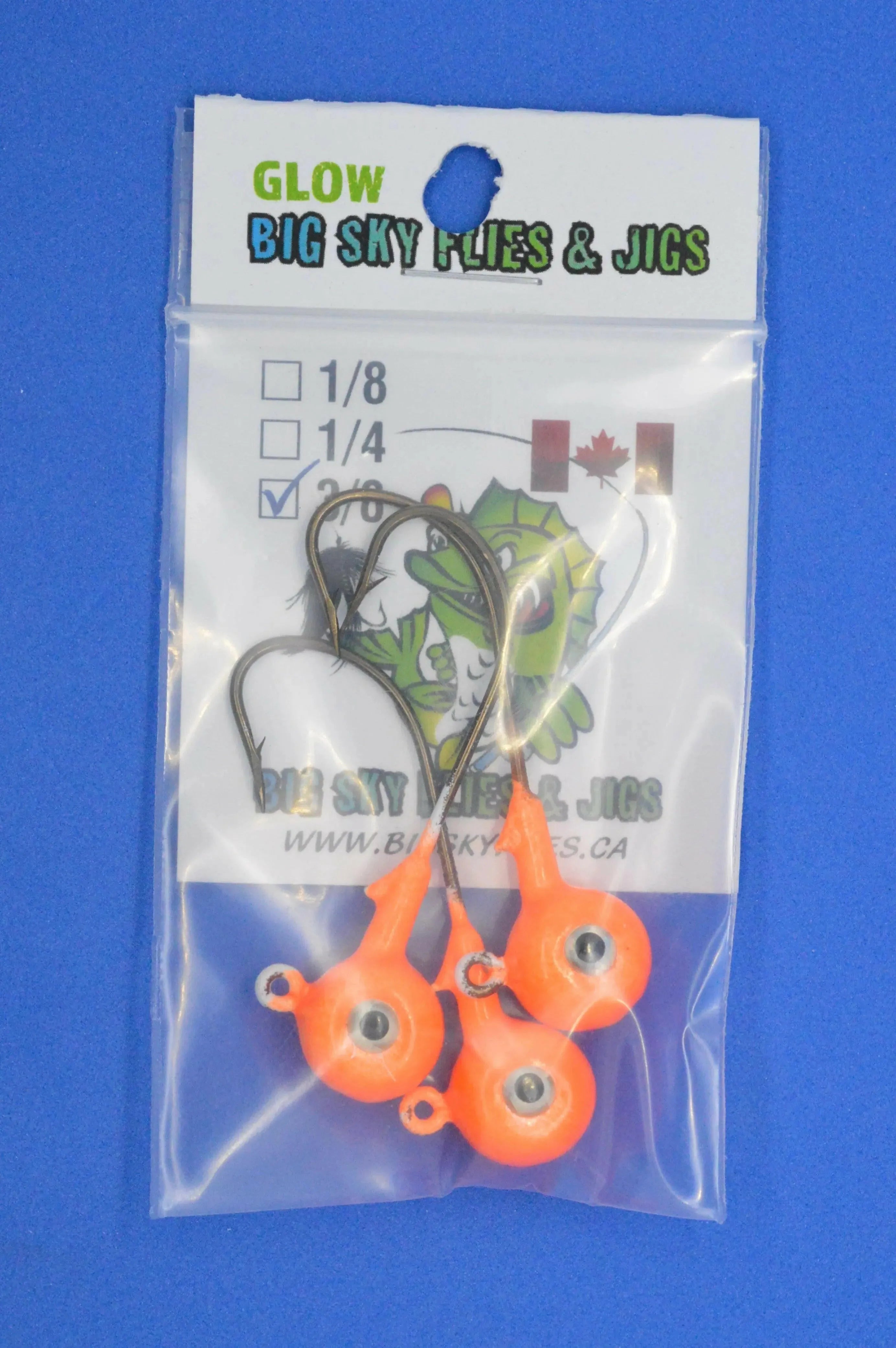  🍁Big Sky Titan 3/8oz Heavy Duty Jig Heads Glow 3/pack Stony Tackle Shack Fishing Hooks art-noise.myshopify.com big-sky-titan-3-8oz-heavy-duty-jig-heads-glow-3-pack-1