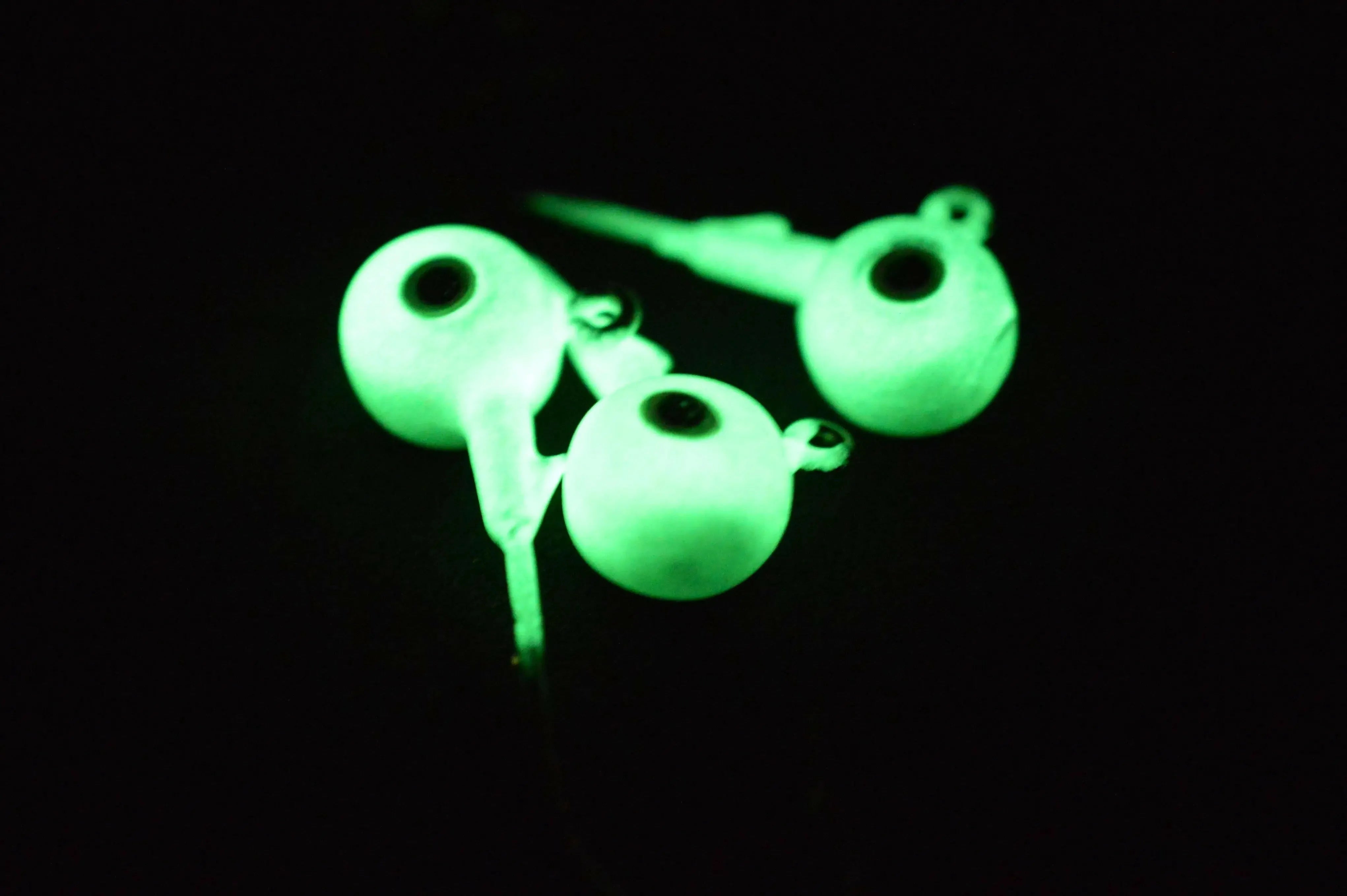  🍁Big Sky Titan 3/8oz Heavy Duty Jig Heads Glow 3/pack Stony Tackle Shack Fishing Hooks art-noise.myshopify.com big-sky-titan-3-8oz-heavy-duty-jig-heads-glow-3-pack-1