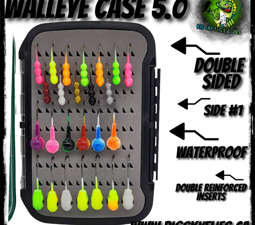 🍁Big Sky Walleye Case 5.0 58pc set