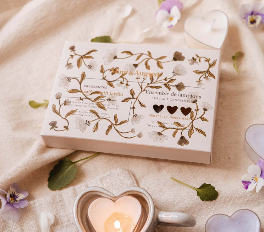 Blush Hearts Candle Tealight