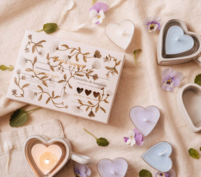 Blush Hearts Candle Tealight