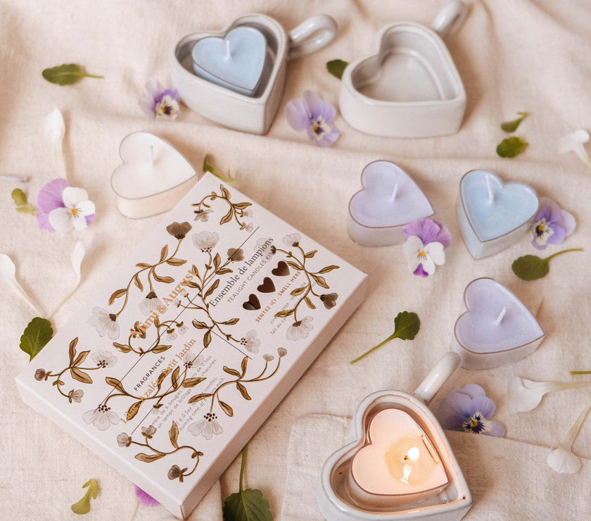 Blush Hearts Candle Tealight