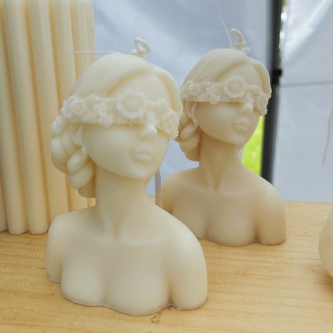 The Florist Eloise and Oliver Decorative Candle art-noise.myshopify.com the-florist