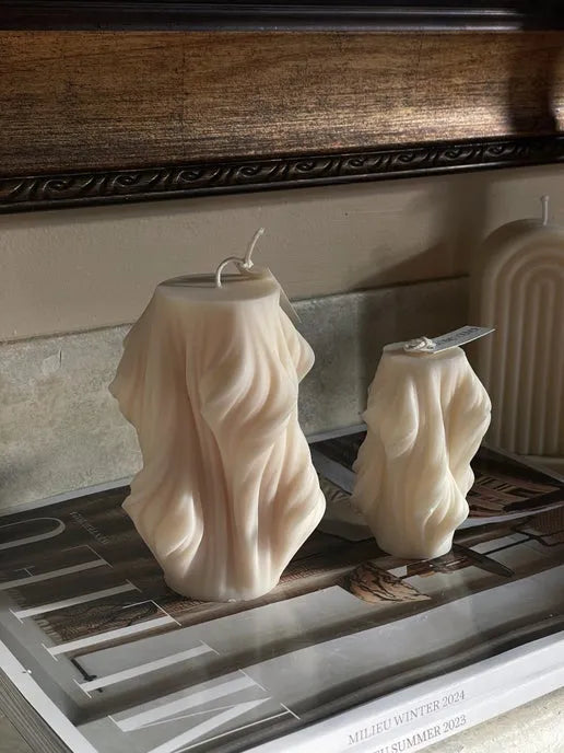 Wave Eloise and Oliver Decorative Candle art-noise.myshopify.com wave Wave Eloise and Oliver Decorative Candle art-noise.myshopify.com wave