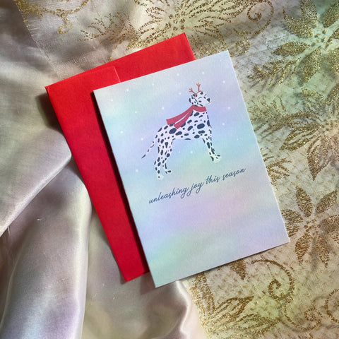  Unleashing Joy Dog | Dalmatian | Mini Greeting Card Cheeky Peach Designs Cards art-noise.myshopify.com unleashing-joy-dog-dalmatian-mini-greeting-card