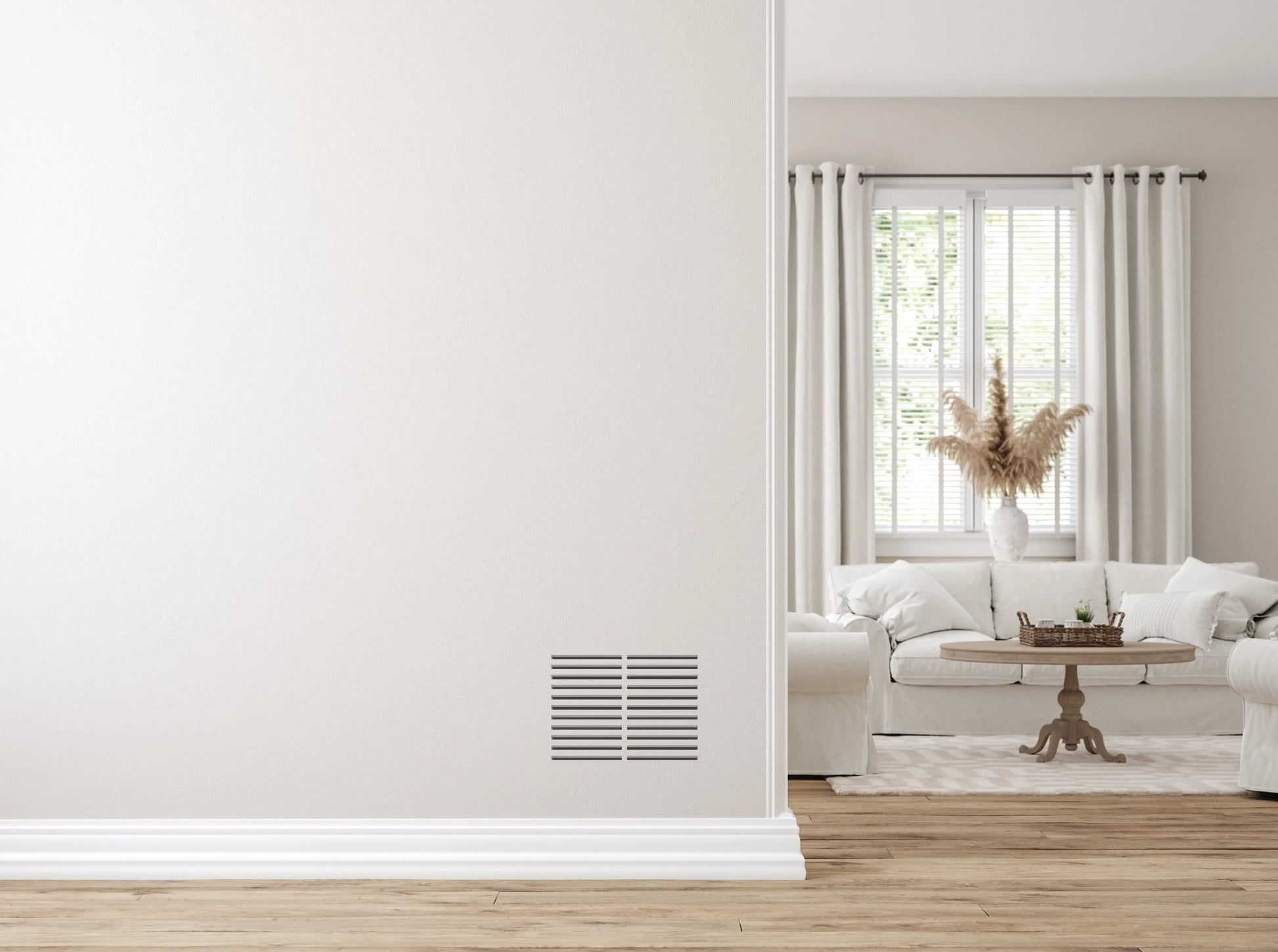  Byson FlushLine Permanent Air Vent Return Grille - 14in x 8in Byson Building Materials art-noise.myshopify.com byson-flushline-permanent-air-vent-return-grille-14in-x-8in