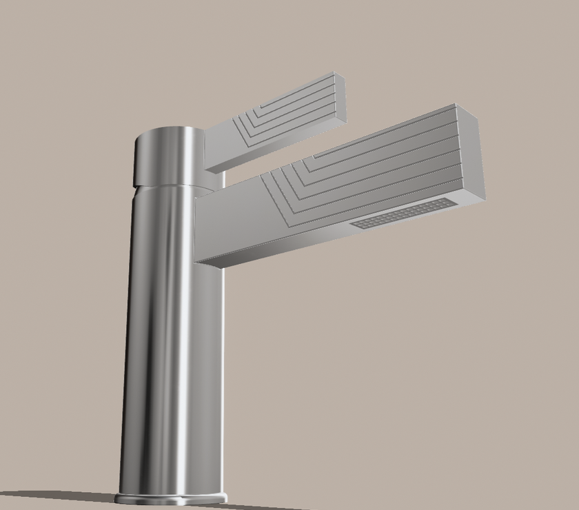 Monolith Brass Bathroom Faucet – Matte Black, Chrome & Brushed Nickel