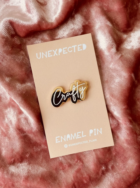 Unexpected Flair Crafty Enamel Pin - Art Noise Unexpected Flair Crafty Enamel Pin Unexpected Flair Enamel Pin art-noise.myshopify.com unexpected-flair-crafty-enamel-pin