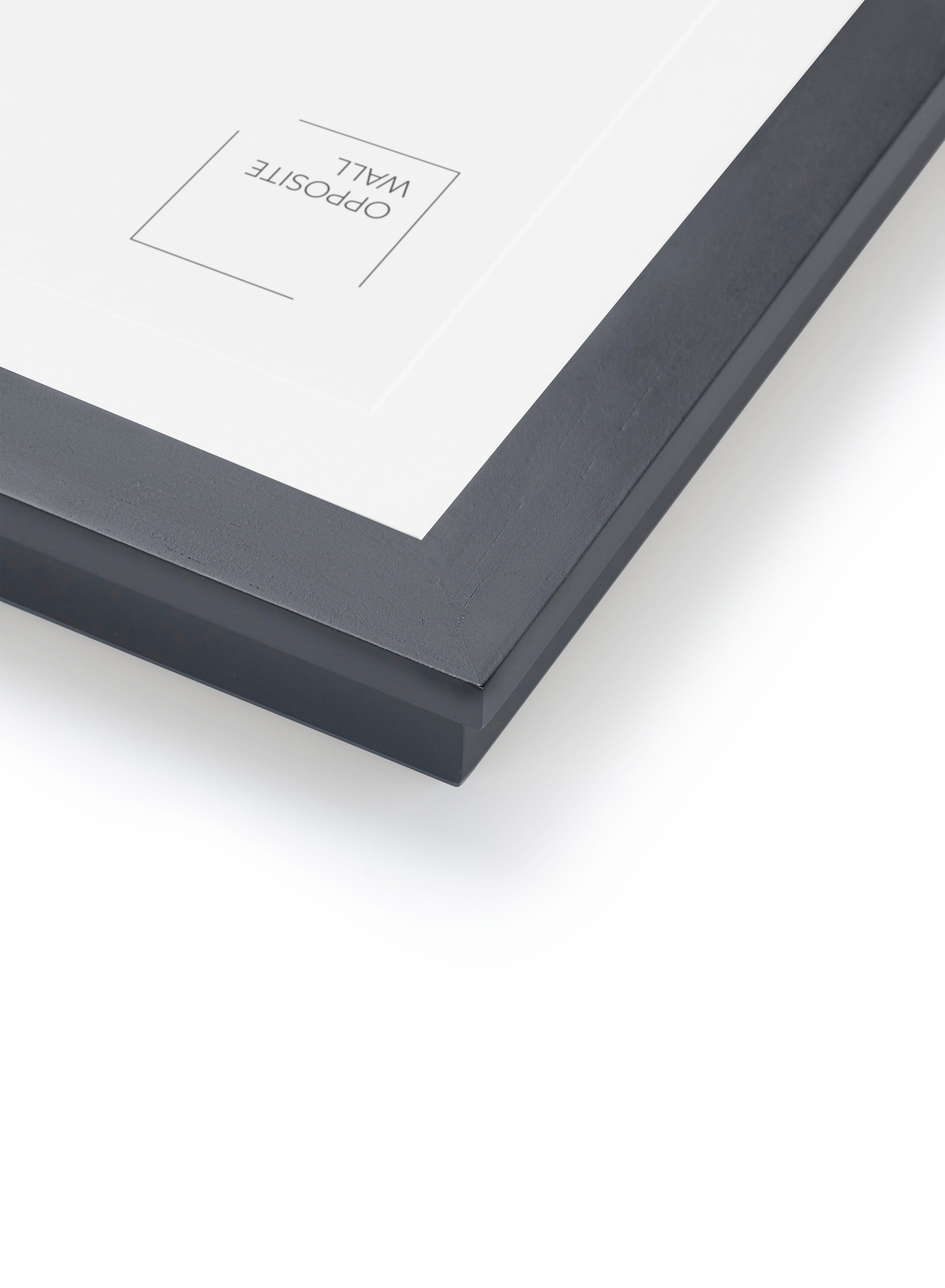 Kids Art Frame in Black Solid Wood, 8.5x11 in | 22x28 cm Opposite Wall Frame art-noise.myshopify.com kids-art-frame-in-black-solid-wood-8-5x11-in-22x28-cm