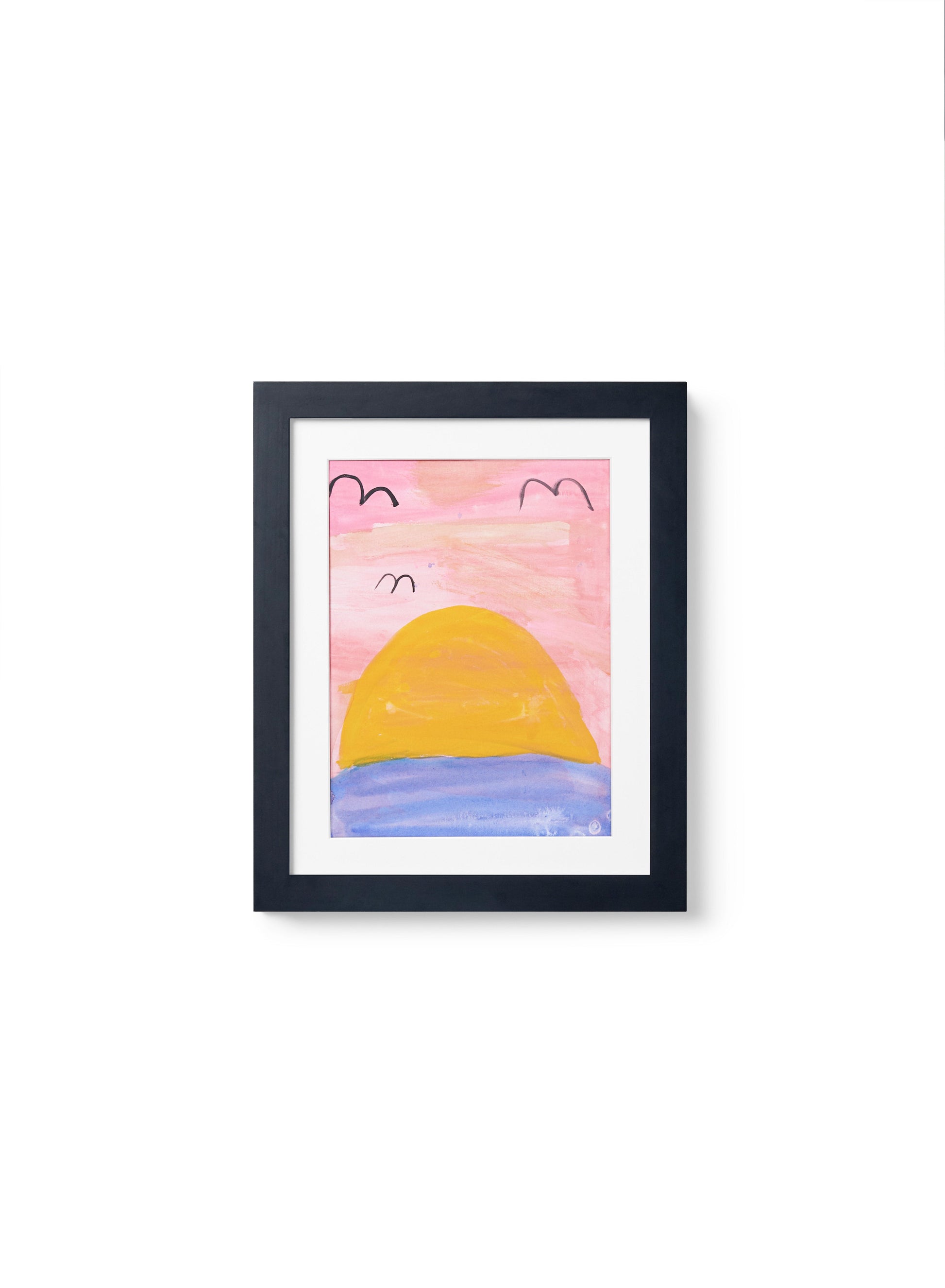 Kids Art Frame in Black Solid Wood, 8.5x11 in | 22x28 cm Opposite Wall Frame art-noise.myshopify.com kids-art-frame-in-black-solid-wood-8-5x11-in-22x28-cm